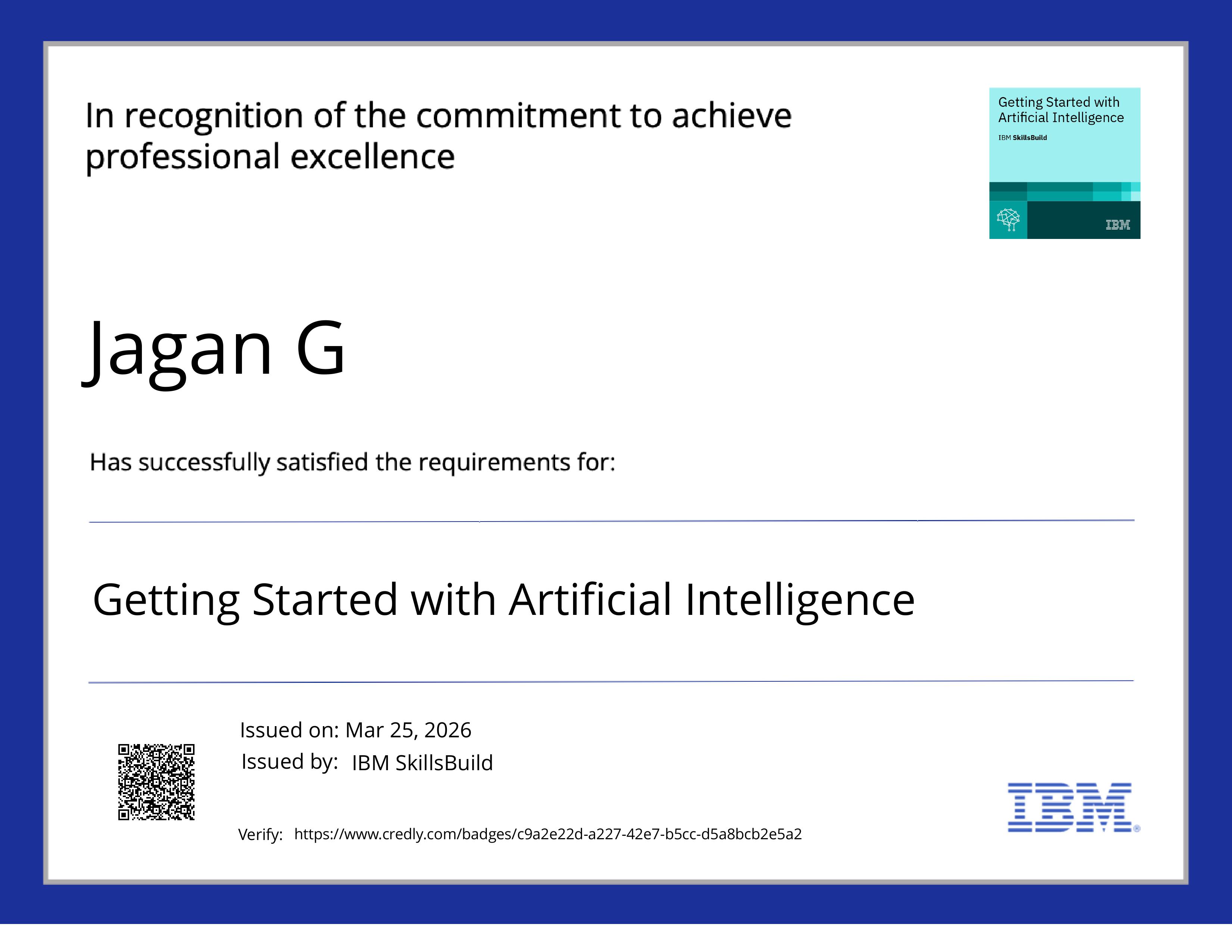 IBM Getting Started with AI